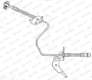 Тормозной шланг ferodo FHY2605