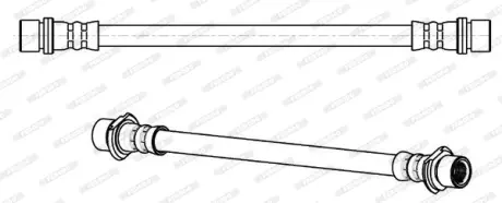 Тормозной шланг ferodo FHY2702