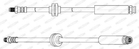 Тормозной шланг ferodo FHY2785