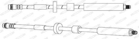Гальмівний шланг ferodo FHY2801