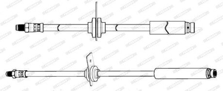 Тормозной шланг ferodo FHY3317