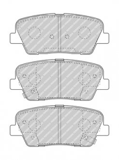 Тормозні (гальмівні) колодки ferodo FDB4391