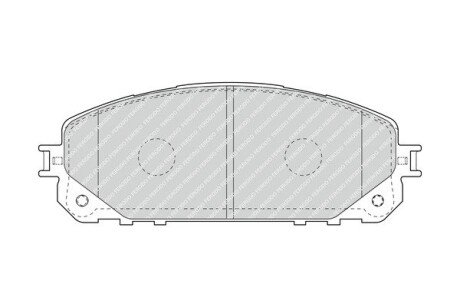 Тормозні (гальмівні) колодки ferodo FDB4882