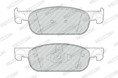 Тормозные колодки ferodo FDB4907 на Дачия Логан мсв