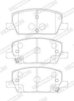 Тормозные колодки ferodo FDB4914