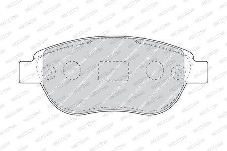 Тормозні (гальмівні) колодки ferodo FDB5028