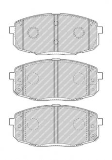 Тормозні (гальмівні) колодки ferodo FDB5038 на Хендай Крета