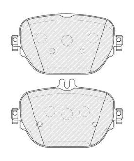 Тормозні (гальмівні) колодки ferodo FDB5287