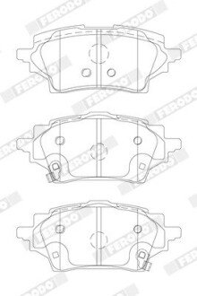 Тормозные колодки ferodo FDB5293