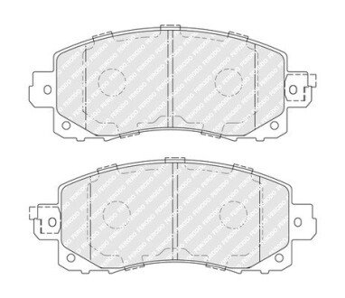 Тормозные колодки ferodo FDB5299