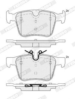 Тормозные колодки ferodo FDB5360