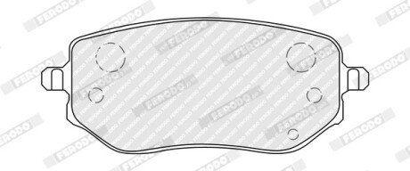 Колодки ручного (стоячого) гальма ferodo FDB5519