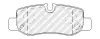 Тормозные колодки ferodo FVR5013