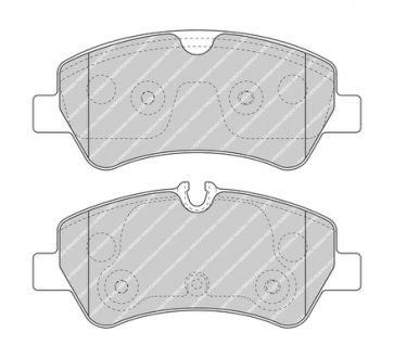 Тормозные колодки ferodo FVR5075