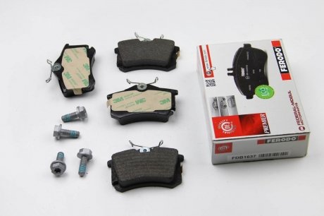Задні тормозні (гальмівні) колодки ferodo FDB1637