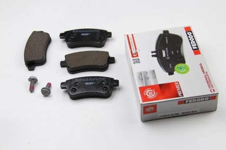 Задние тормозные колодки ferodo FDB4182