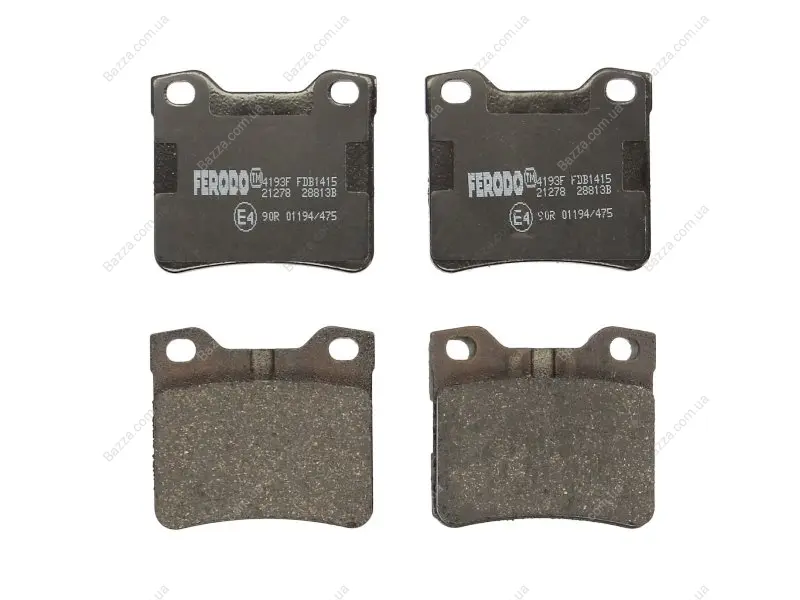 Задние тормозные колодки ferodo FDB1415