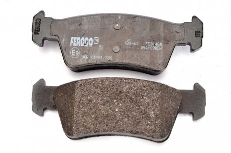 Задні тормозні (гальмівні) колодки ferodo FDB1460