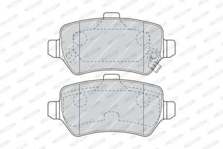 Задние тормозные колодки ferodo FDB1521W