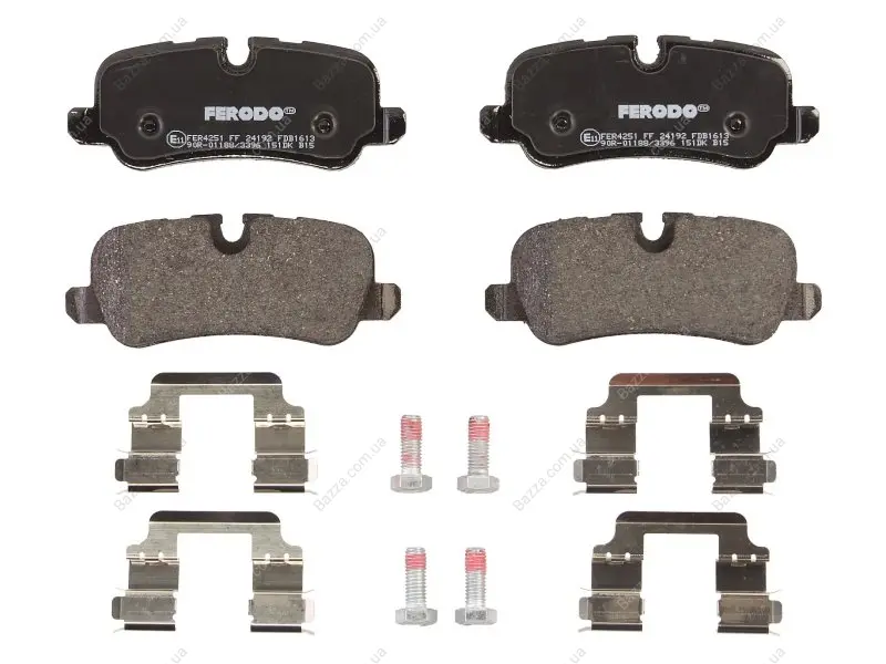 Задние тормозные колодки ferodo FDB1613