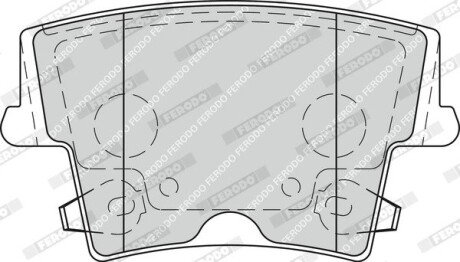 Задние тормозные колодки ferodo FDB1953