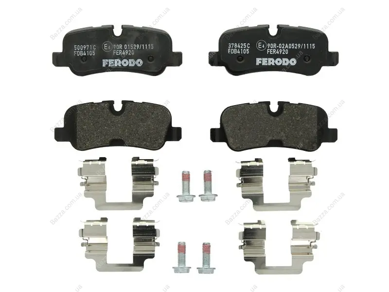 Задние тормозные колодки ferodo FDB4105