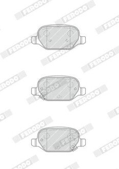 Задние тормозные колодки ferodo FDB4464