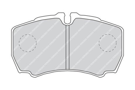 Задние тормозные колодки ferodo FVR1405