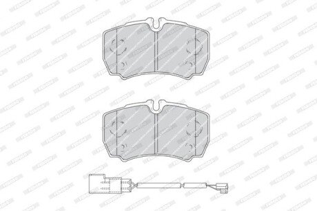 Задние тормозные колодки ferodo FVR4251