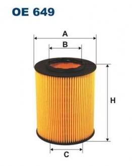 Масляный фильтр filtron OE 649/2