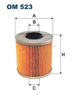 Масляный фильтр filtron OM 523