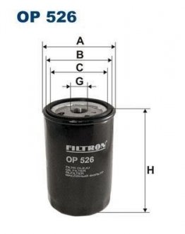 Масляный фильтр filtron OP 526