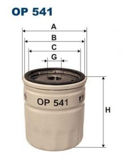 Масляний фільтр filtron OP 541