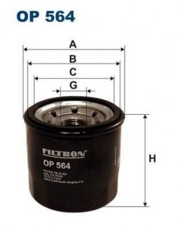Масляный фильтр filtron OP 564/1