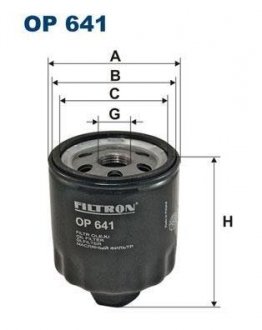 Масляный фильтр filtron OP 641