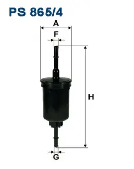 Фільтр палива filtron PS8654 Форд Фьюжн