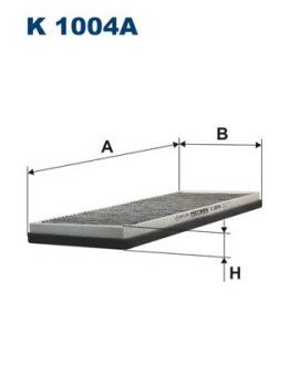 Фильтр салона filtron K 1004A на Ауди А4 б5