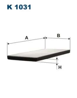 Фільтр салону Filtron K1031