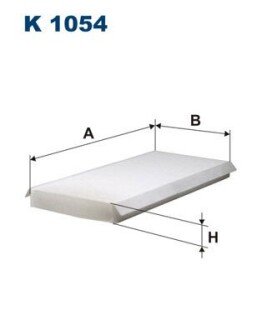 Фильтр салона filtron K 1054 на Форд Фокус 1