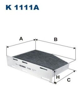 Фільтр салону filtron K 1111A на Ауди Тт
