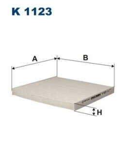 Фильтр салона filtron K 1123 на Тойота Авенсис т25