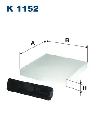 Фильтр салона filtron K 1152