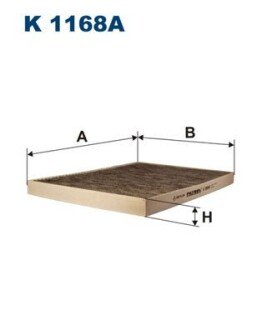 Фільтр салону filtron K1168A на Крайслер (Гранд) вояджер