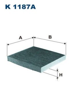 Фільтр салону filtron K 1187A на Хонда Пилот