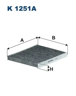 Фільтр салону Filtron K1251A