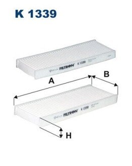 Фильтр салона filtron K 1339-2X