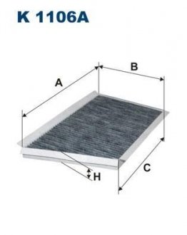 Фільтр салону filtron K 1106A