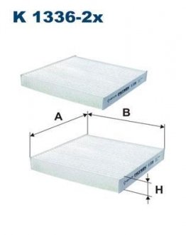 Фільтр салону filtron K 1336-2X