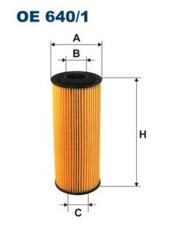 Масляный фильтр filtron OE 640/1 на Сеат Толедо 1