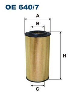 Масляный фильтр filtron OE 640/7